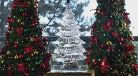 Ледяная скульптура Рождества 2015 фильм